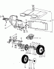 Wolf-Garten 6.51 BA 6950580 Series A (2000) Spareparts Gearbox, Wheels