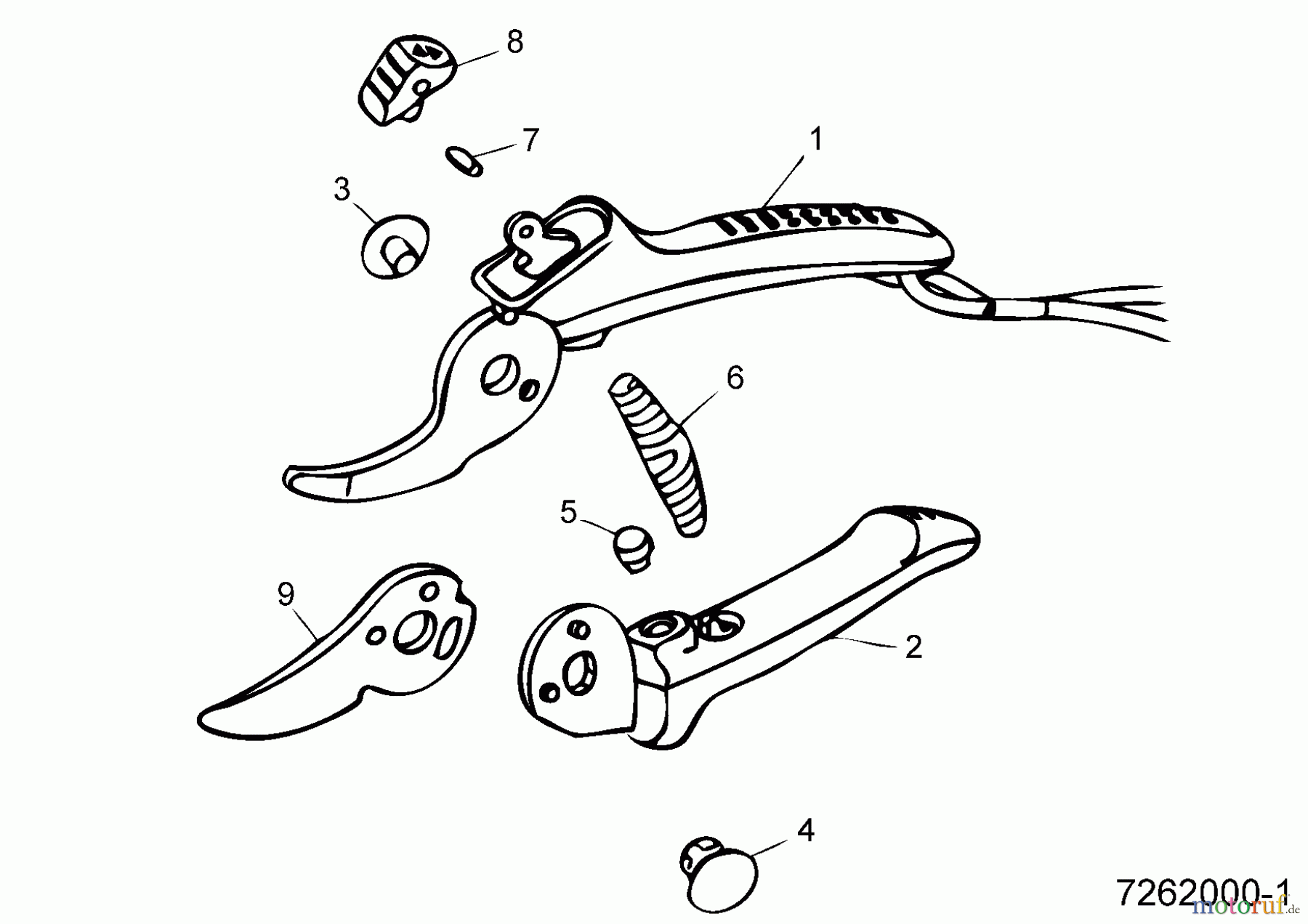  Wolf-Garten Secateurs RR-S 7262000  (2001) Basic machine