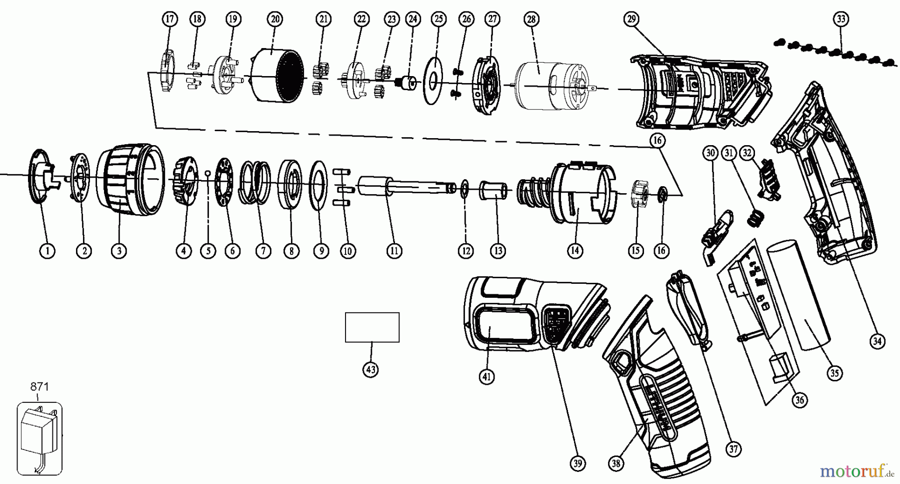  BLACK+DECKER PROFESSIONAL SCREWDRIVERS, RATCHETS & WRENCHES SCREWDRIVER BDCS36F Seite 1
