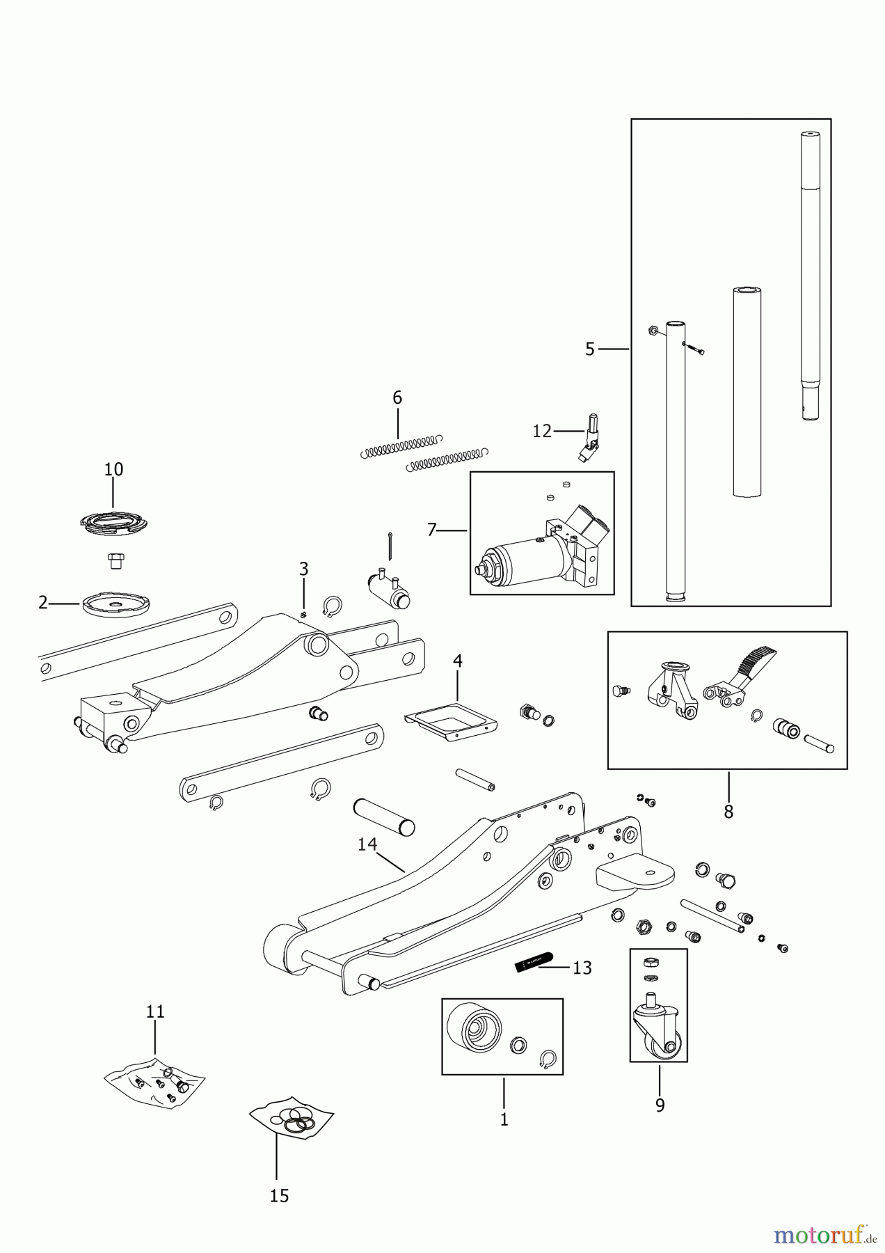  FACOM AUTOMOTIVE TOOLS HYDRAULIC JACK DL.3CLP Seite 2