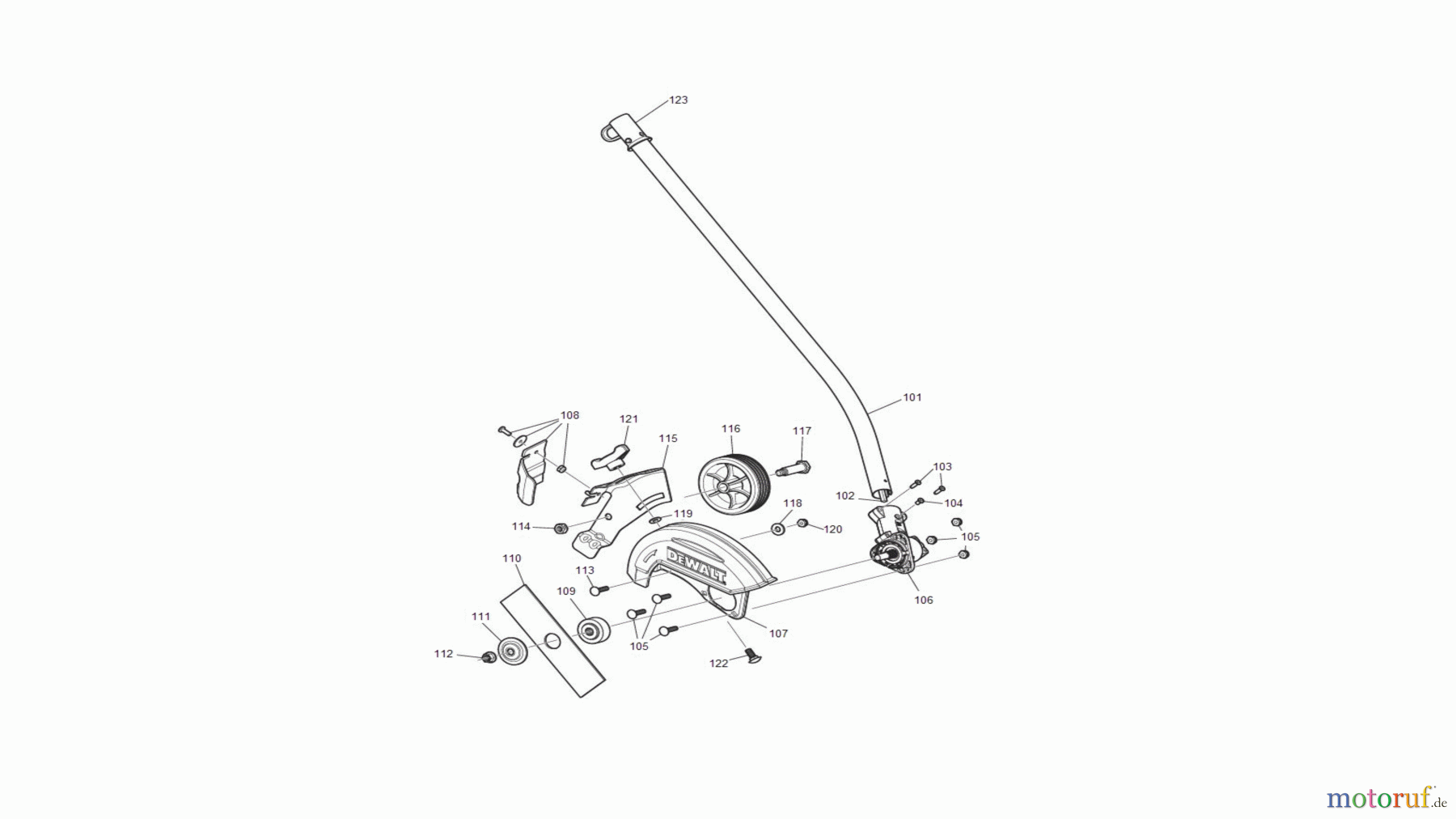 DEWALT OUTDOOR LAWNEDGER DCED472B Seite 2