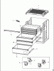 FACOM ROLLER CABINET ROLL.6GM3 Spareparts Seite 1