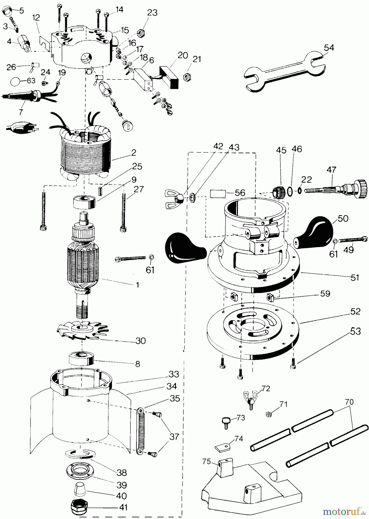  DEWALT Divers ROUTER AUST. DW610-45 Seite 1