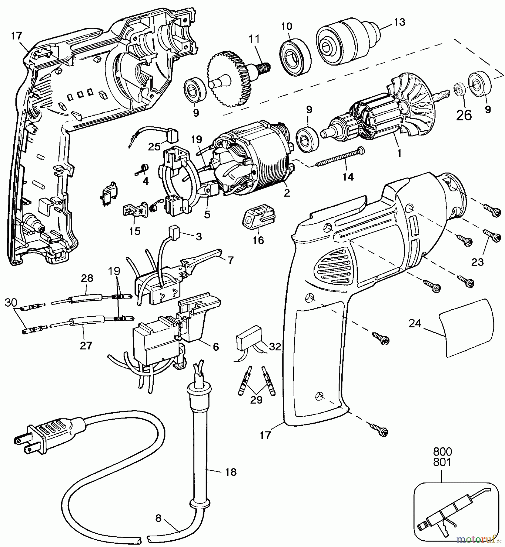  BLACK+DECKER PROFESSIONAL DRILLS, MAG DRILL PRESS, TAPPERS KEYLESS CHUCK-AUSTRALIA 1167-AU Seite 1
