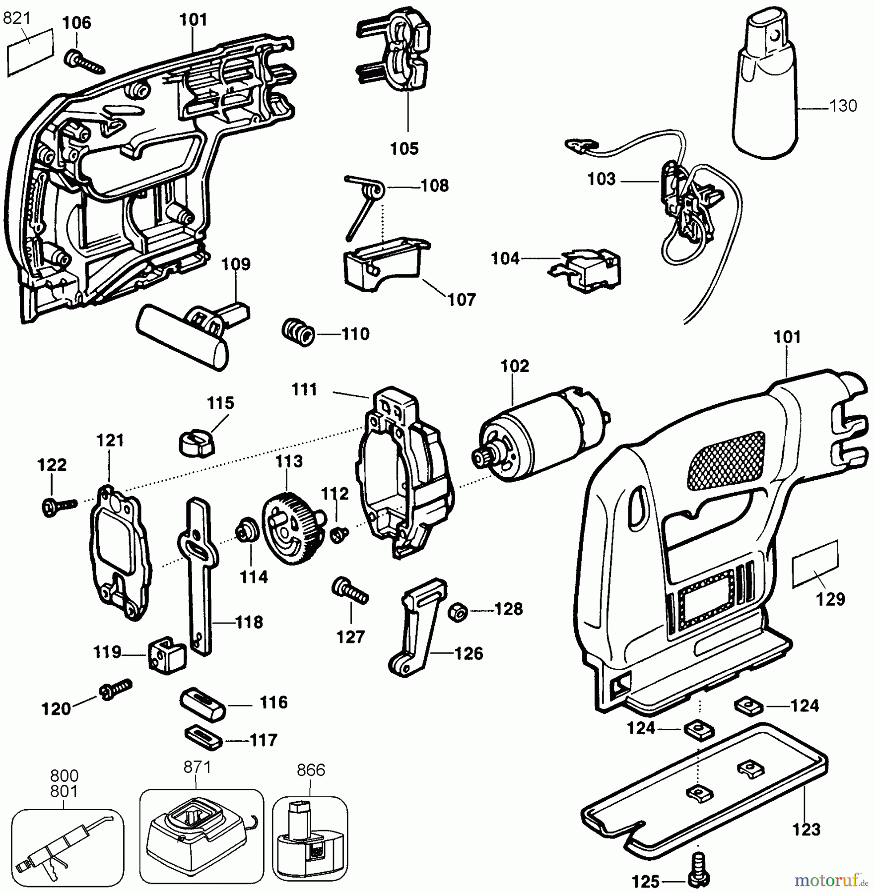  BLACK+DECKER INDOOR SAWS JIGSAW VP660T Seite 1