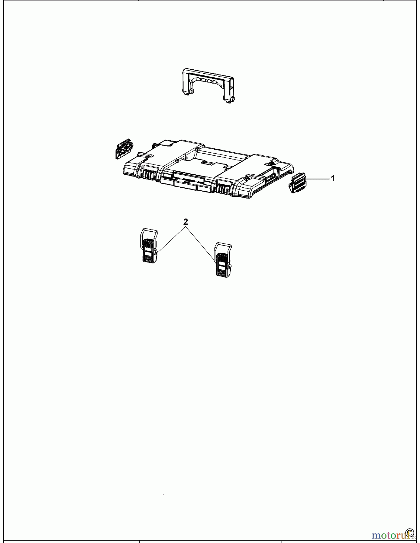  DEWALT STORAGE WORKBOX DWST08165 Seite 1
