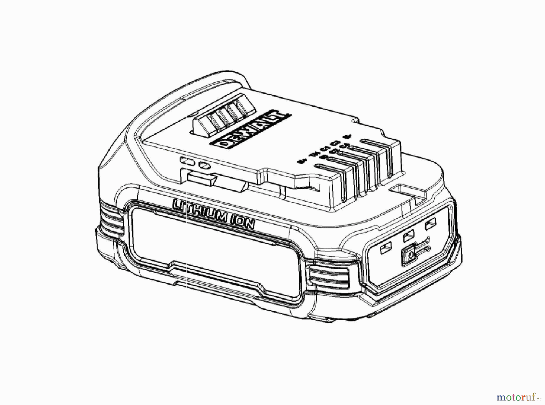  DEWALT CORDLESS-OTHER BATTERY DCBP034G Seite 1