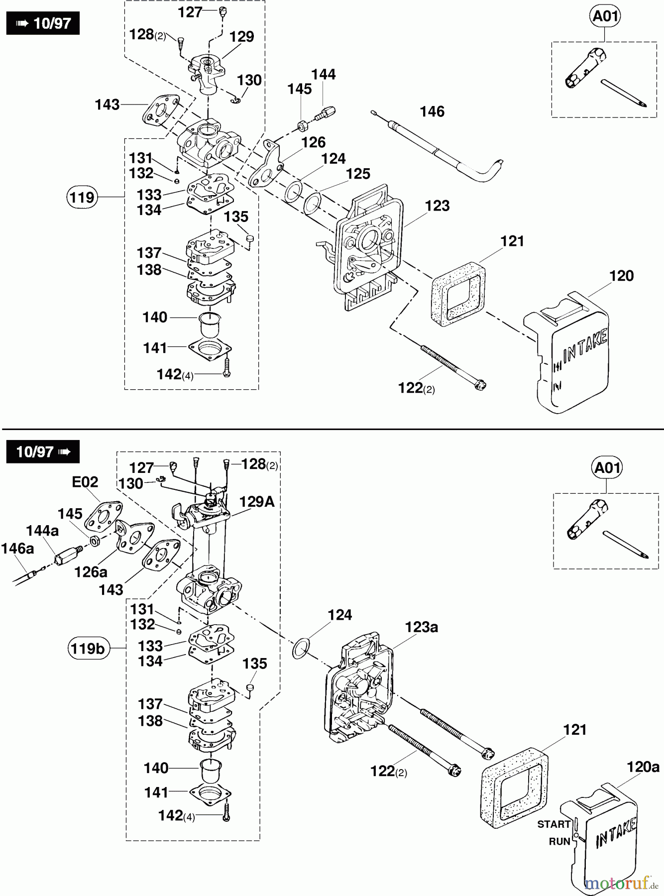  Dolmar Heckenscheren Benzin HT-2256 D 3  Vergaser, Luftfilter