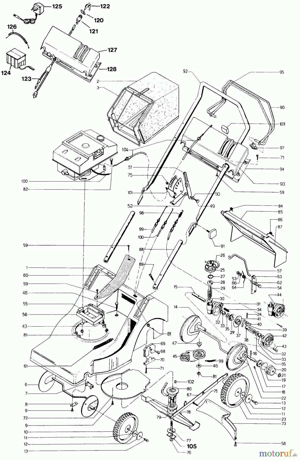  Dolmar Rasenmäher Benzin PM-4645 S PM-4645 S (1996) 7  PM-4645 S