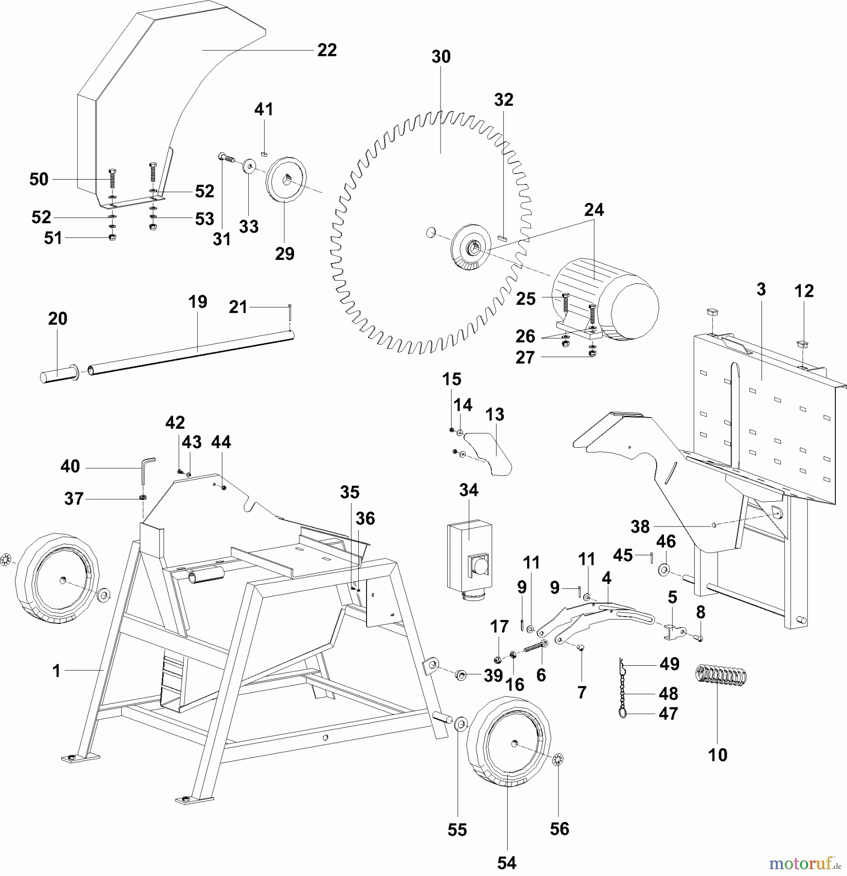 Dolmar Wippkreissägen CS-7070 CS-7070 (2006=>) 1  CS-7070 (≥2006)