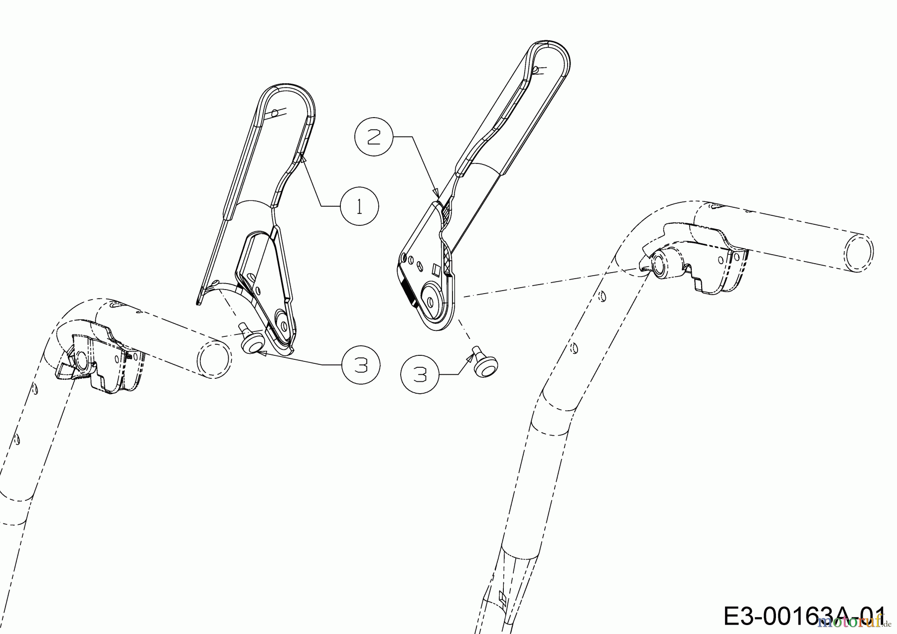  MTD Snow throwers SMART M 61 31B-6BC2678 (2021) Clutch levers