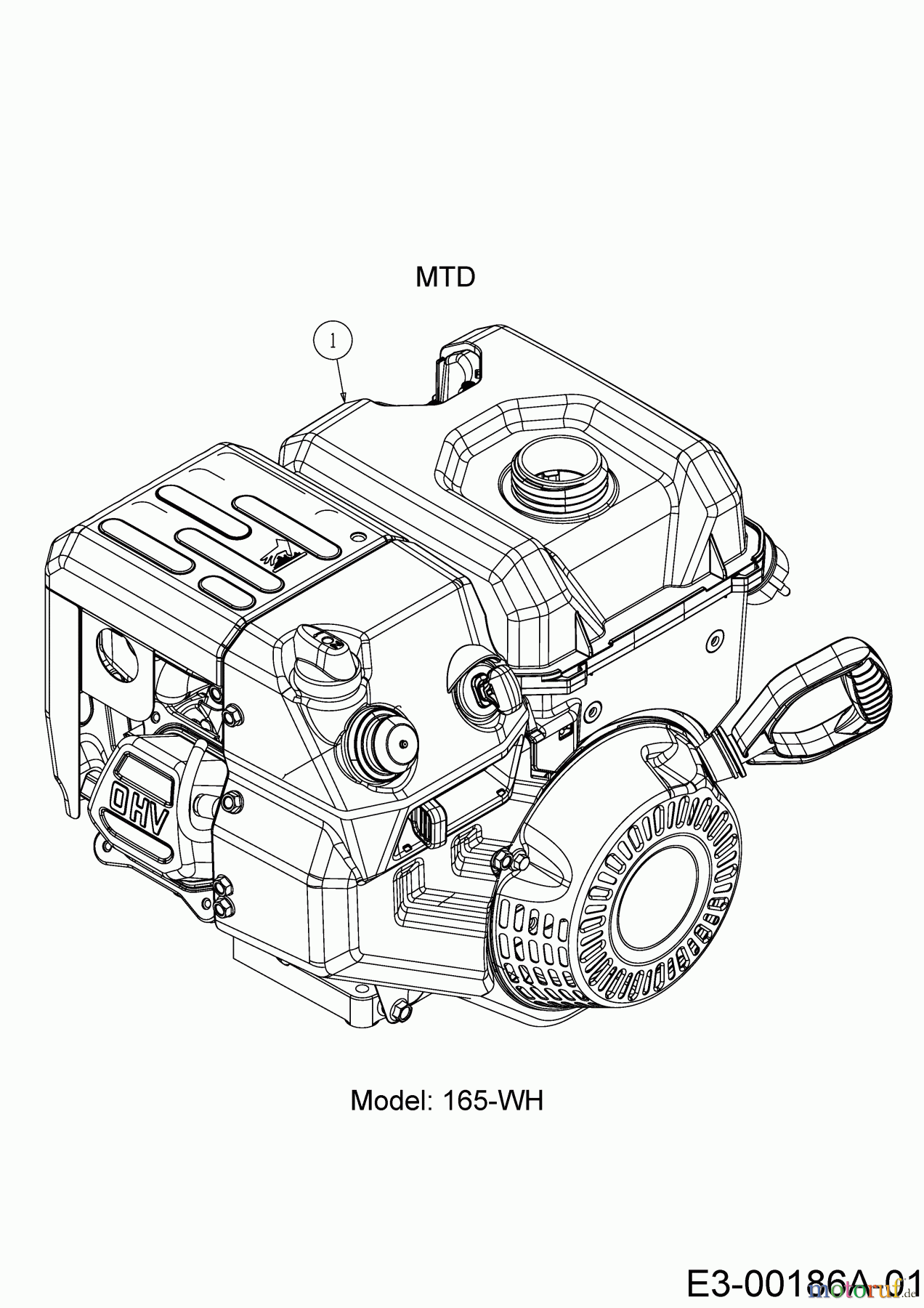  MTD Snow throwers M 61 31A-62C2678  (2019) Engine MTD