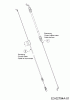 Black-Line BL 46/160 H 12A-TADQ683 (2019) Spareparts Control cable brake, Control cable