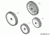 MTD LMEX 53 K 12B-PH7D682 (2019) Spareparts Wheels