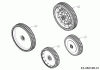 MTD Optima 53 SPBHW 12D-PH5L600 (2020) Spareparts Wheels