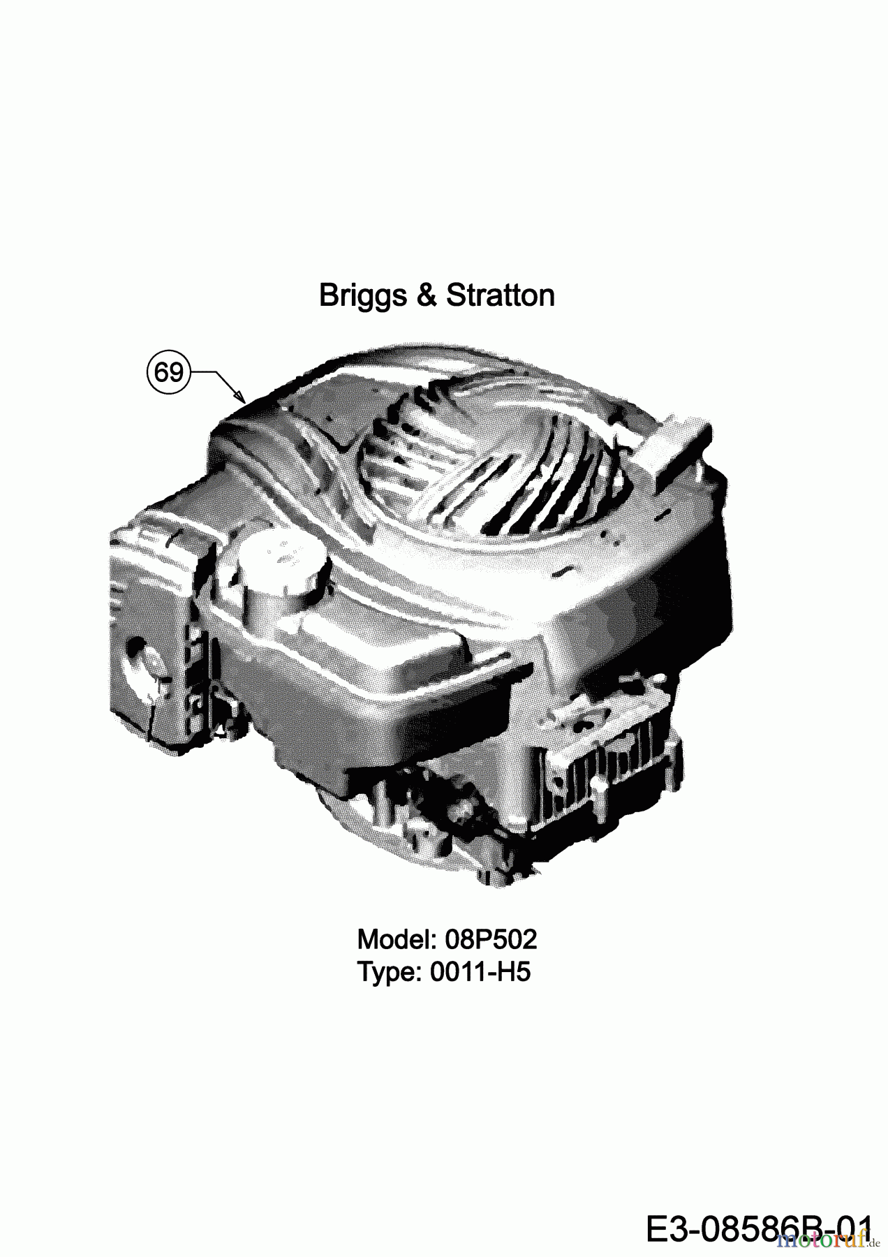  Black-Line Petrol mower BL 3546 11B-TE5B683 (2019) Engine Briggs & Stratton
