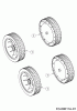 MTD 46 B 11A-J15B600 (2018) Spareparts Wheels