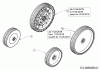 MTD Smart 53 SPOHW 12A-PBJ6600 (2019) Spareparts Wheels