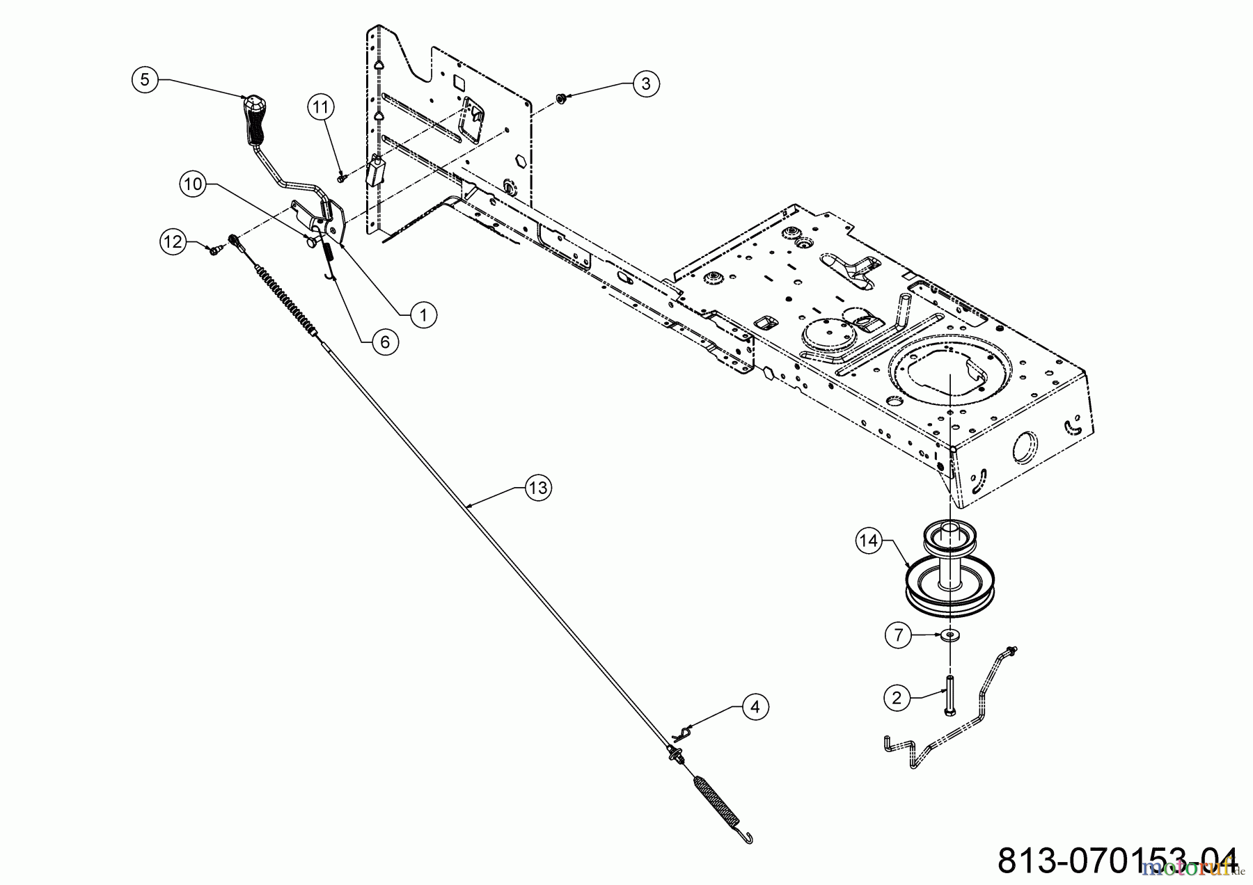  Cub Cadet Lawn tractors LT2 NR92 13AB71BE603 (2023) Engine pulley