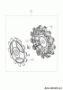 Robomow RK2000 22AKHAFB619 (2023) Listas de piezas de repuesto y dibujos Wheels, hubcaps