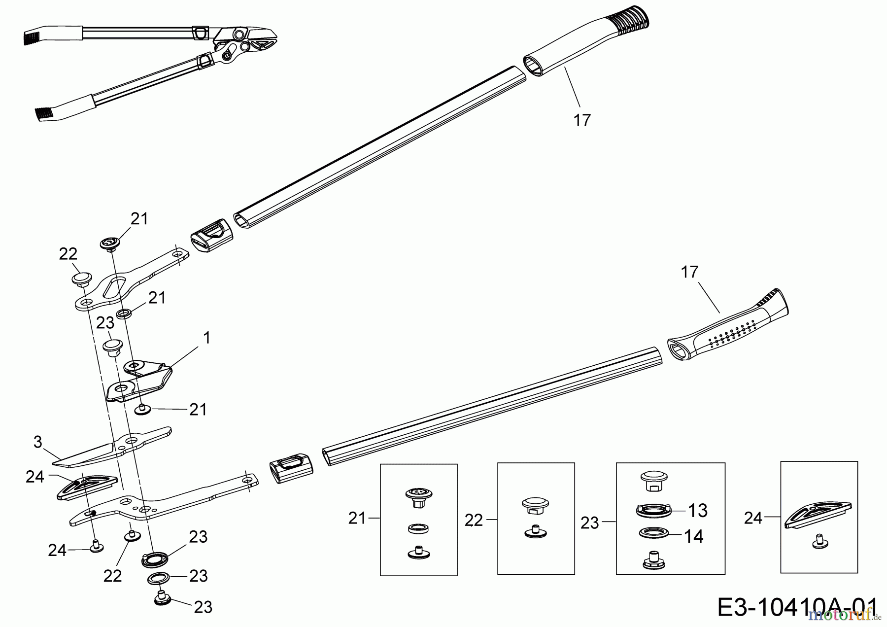  Wolf-Garten Loppers Power Cut HRS 750 73AGAA07650  (2019) Basic machine