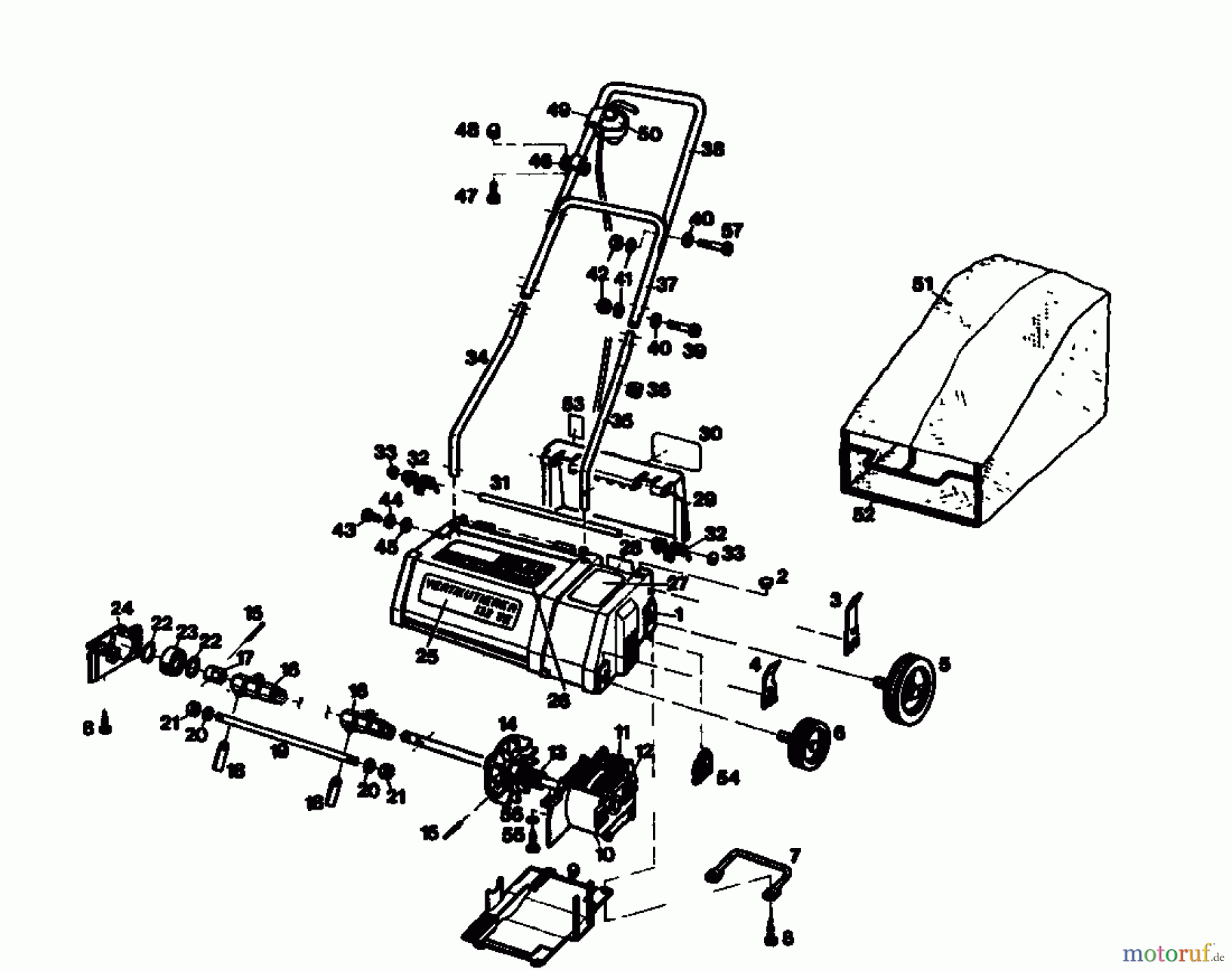  Golf Electric verticutter 132 VE 02890.01  (1986) Basic machine