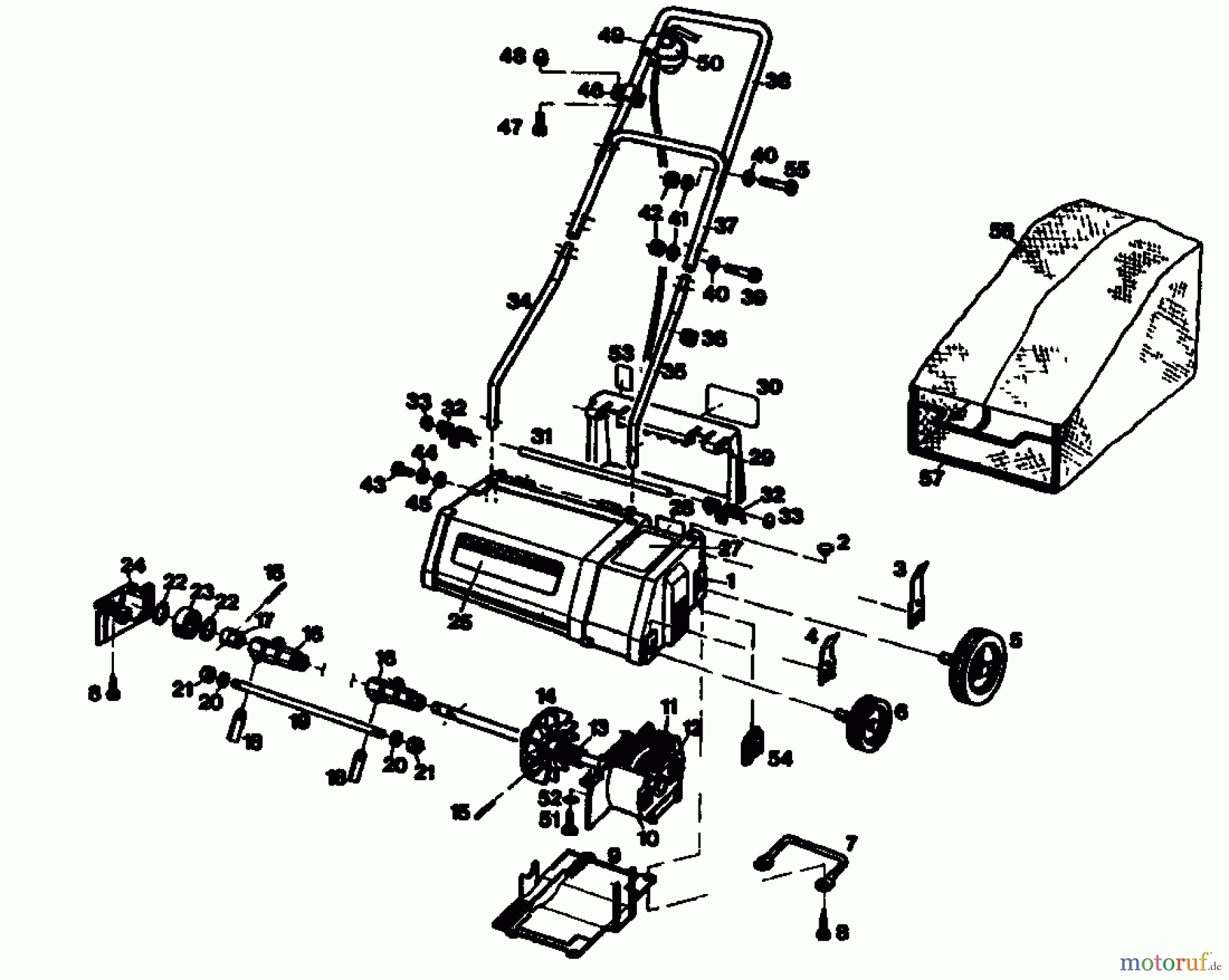  Gutbrod Scarificateur électrique VE 32 02890.02  (1986) Machine de base
