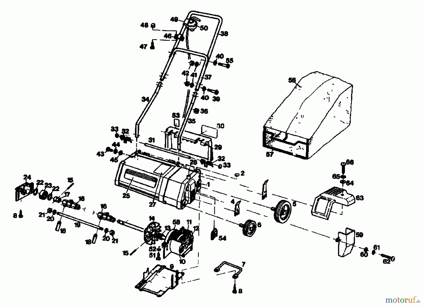  Gutbrod Electric verticutter VE 32 02890.06  (1987) Basic machine
