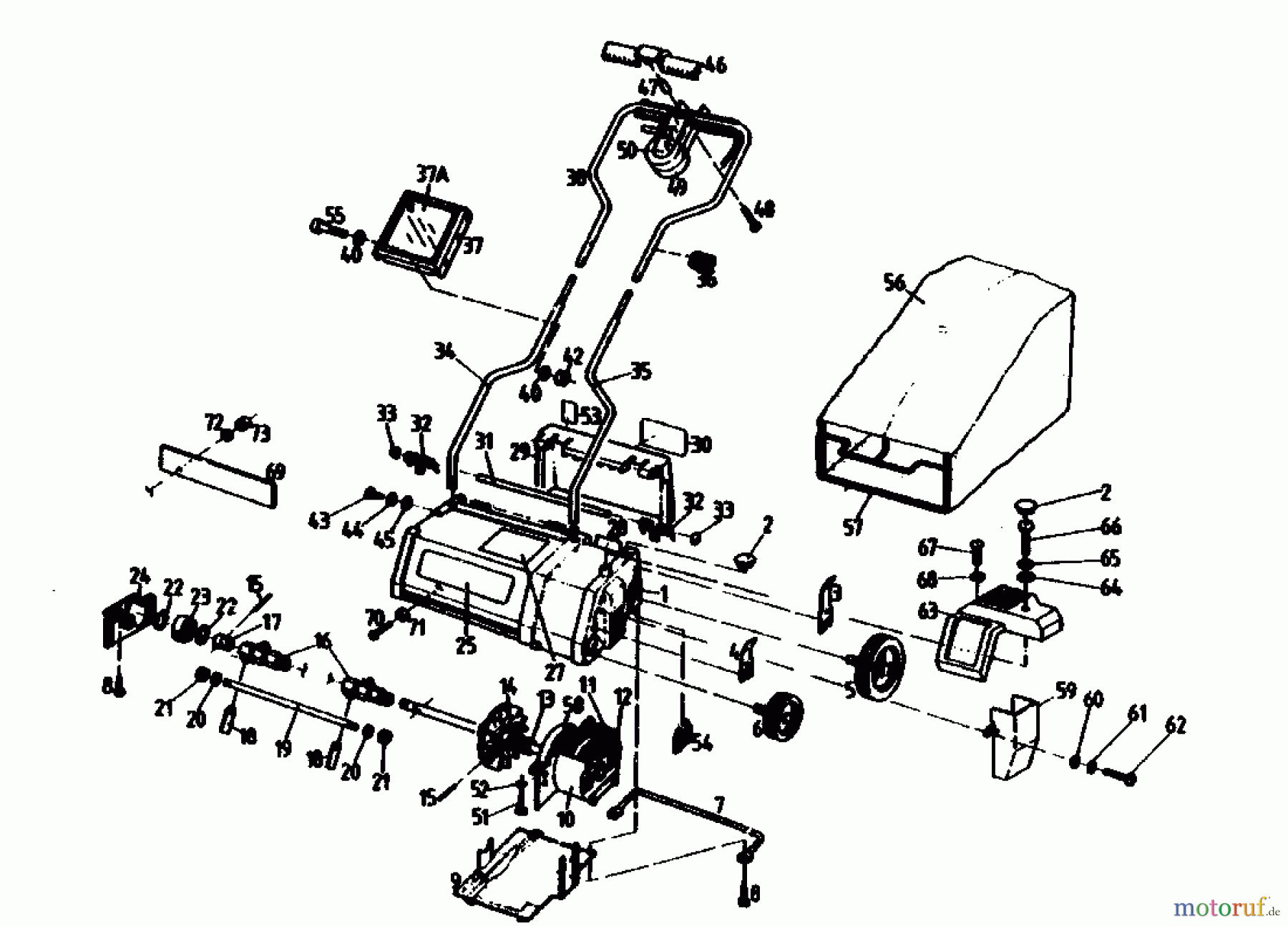  Gutbrod Scarificateur électrique VE 32 02846.04  (1989) Machine de base