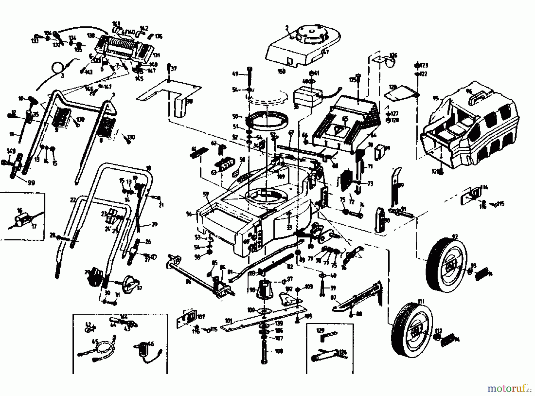  Gutbrod Petrol mower HB 40 LBS 02896.05  (1991) Basic machine