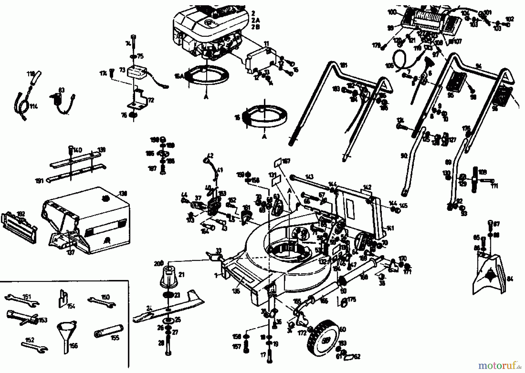  Gutbrod Tondeuse thermique MH 454 04004.05  (1992) Machine de base
