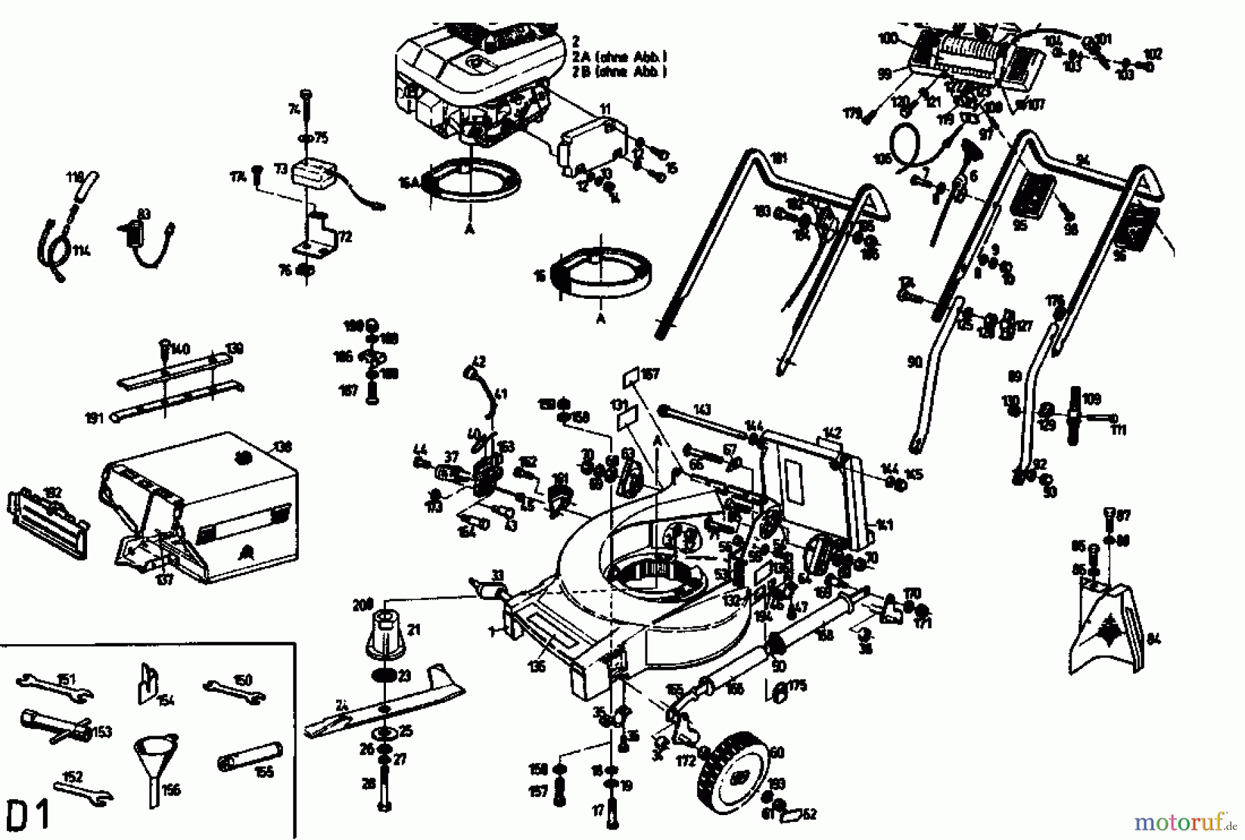  Gutbrod Motormäher MH 454 T 04004.04  (1992) Grundgerät