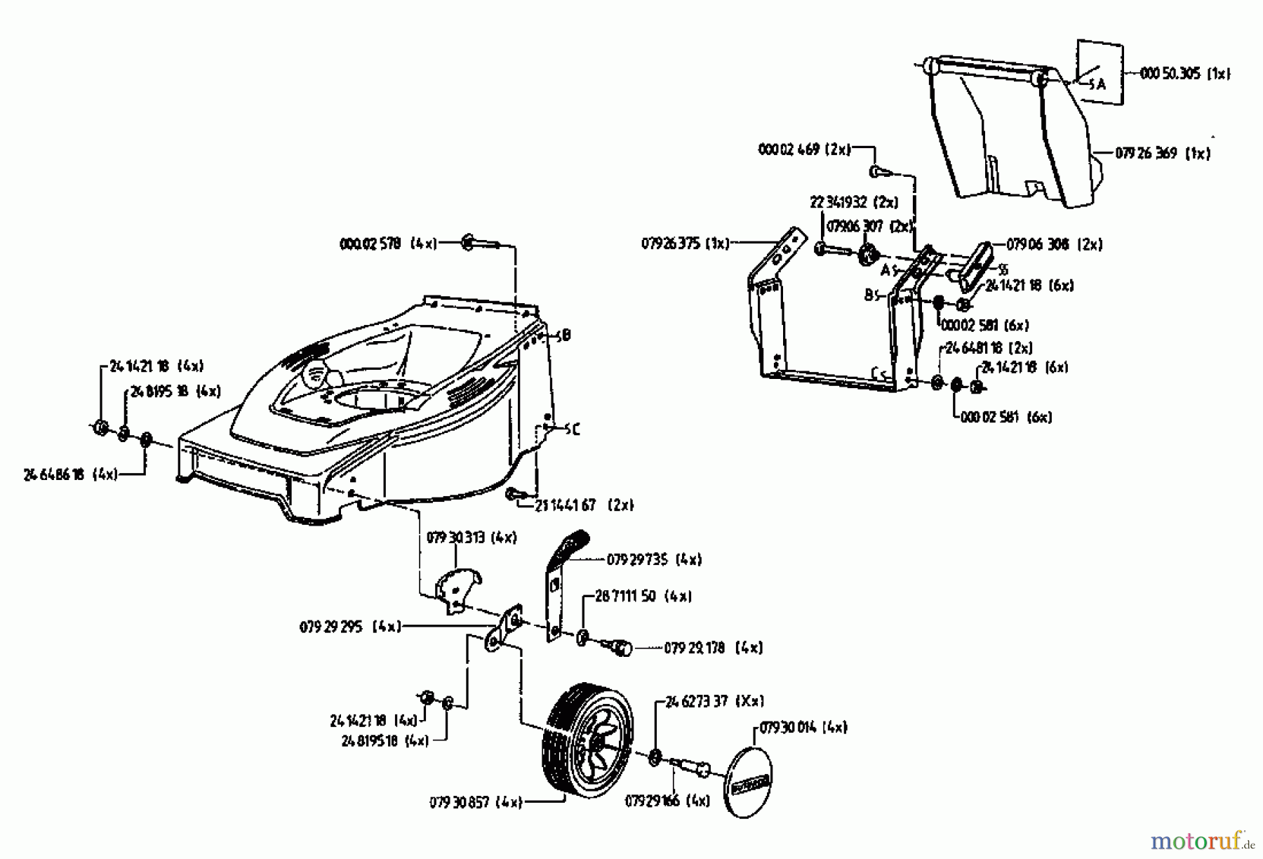  Gutbrod Electric mower HE 48 02817.02  (1994) Basic machine