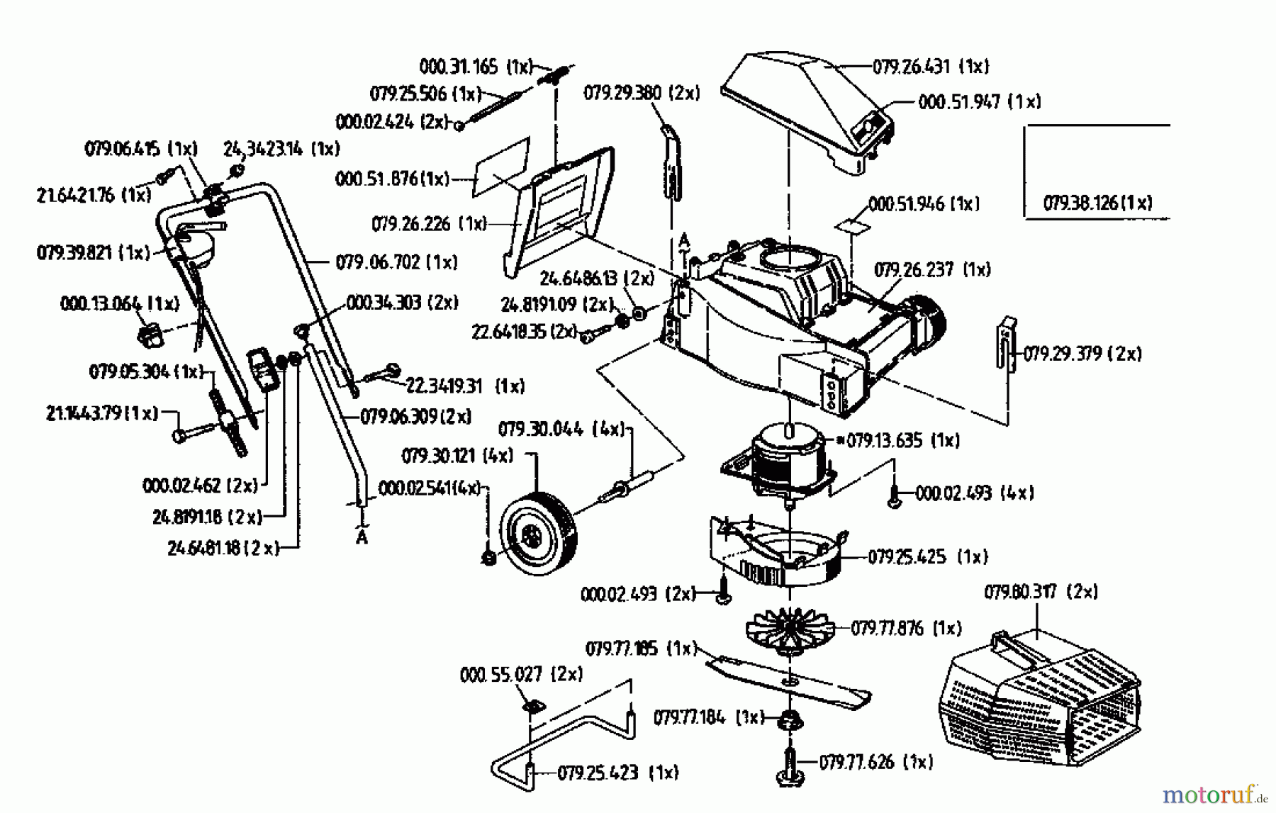 Esa Electric mower 900 04039.02  (1995) Basic machine