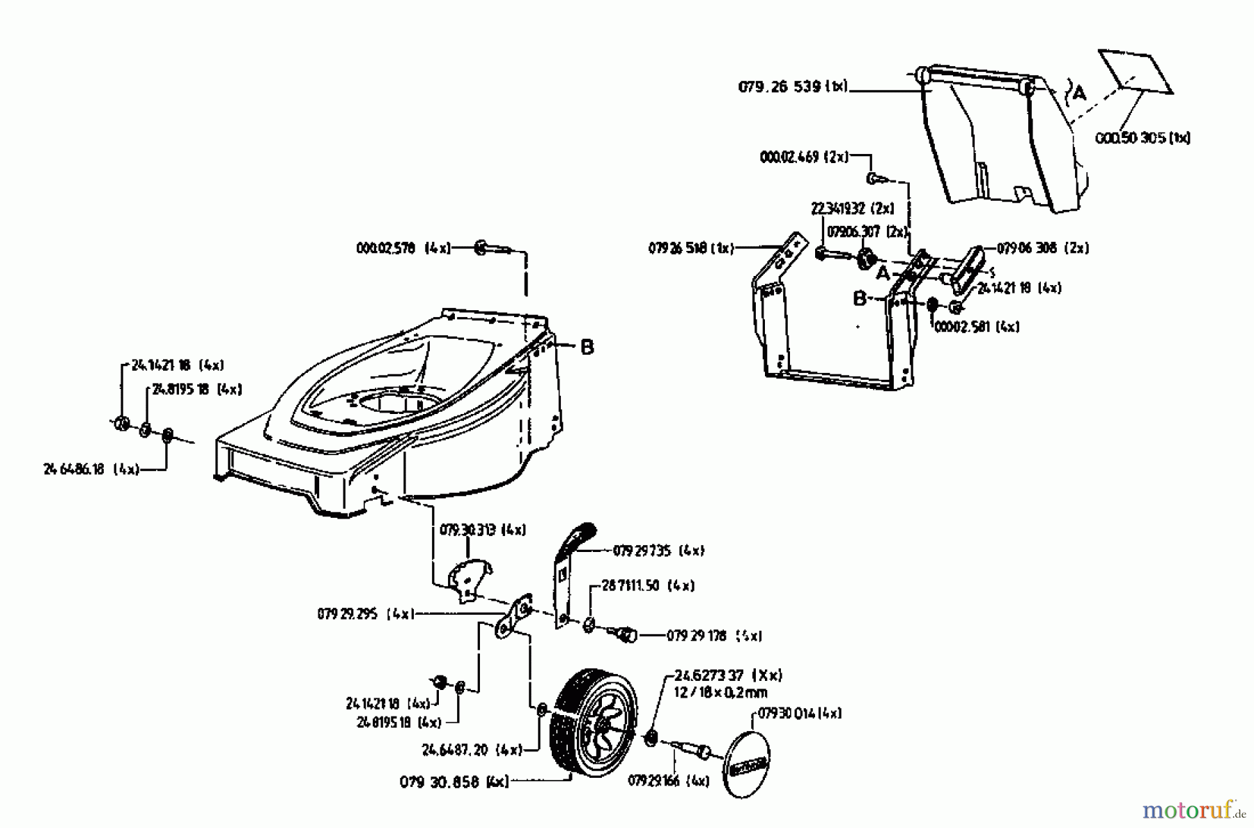  Gutbrod Electric mower HE 42 04030.01  (1996) Basic machine