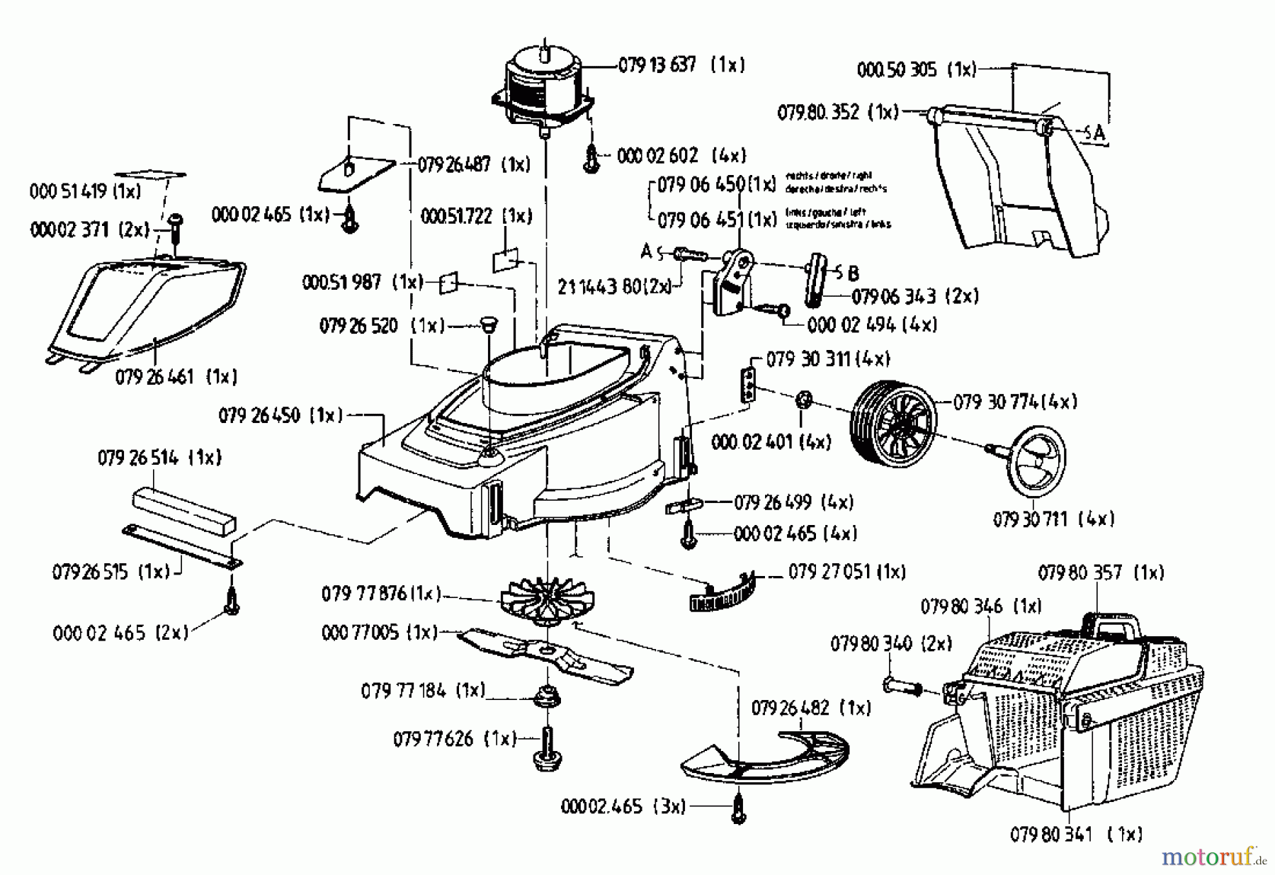  Gutbrod Electric mower HE 33 02821.01  (1996) Basic machine