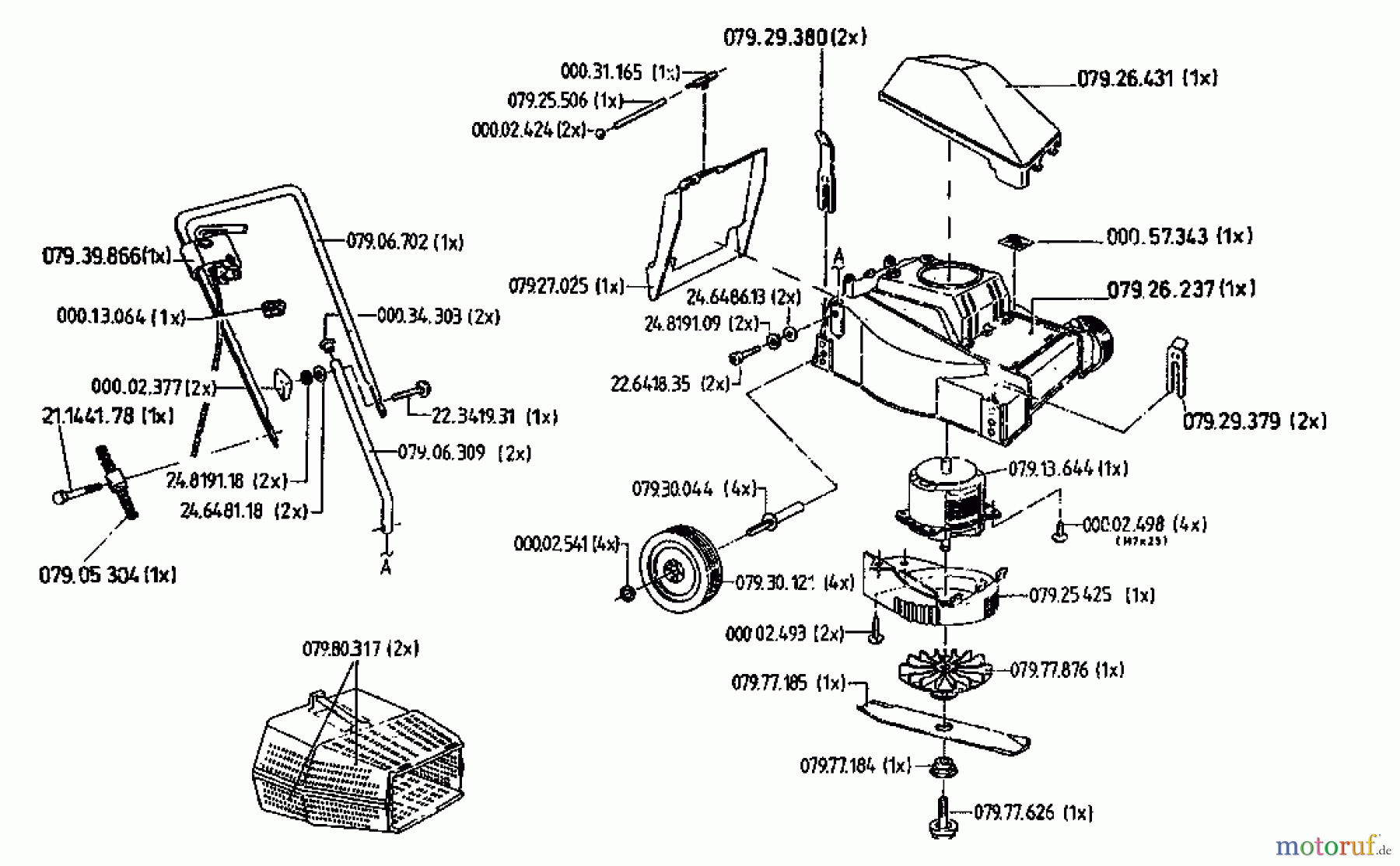  Esa Electric mower 900 04043.07  (1996) Basic machine