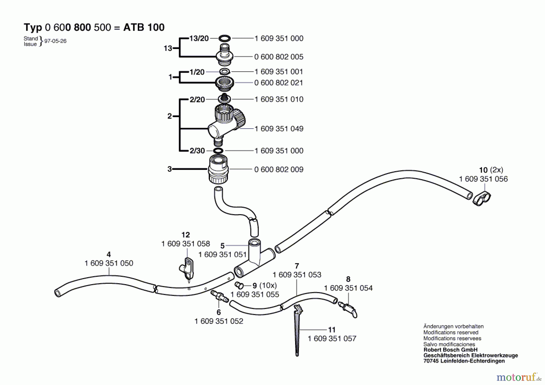 Bosch Wassertechnik Tropfbewässerungsset ATB 100 Seite 1