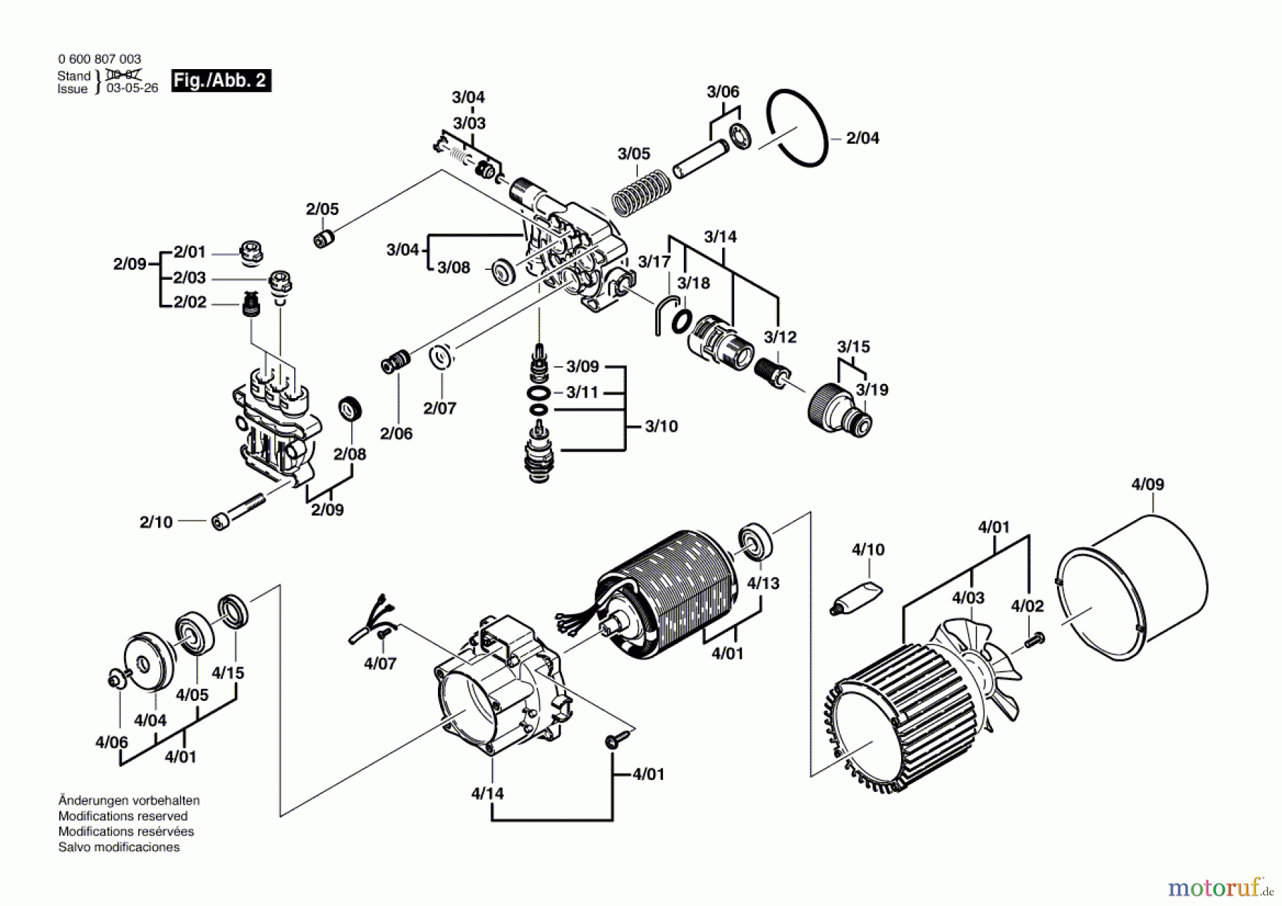  Bosch Wassertechnik Hochdruckreiniger AHR 1100 AS Seite 2