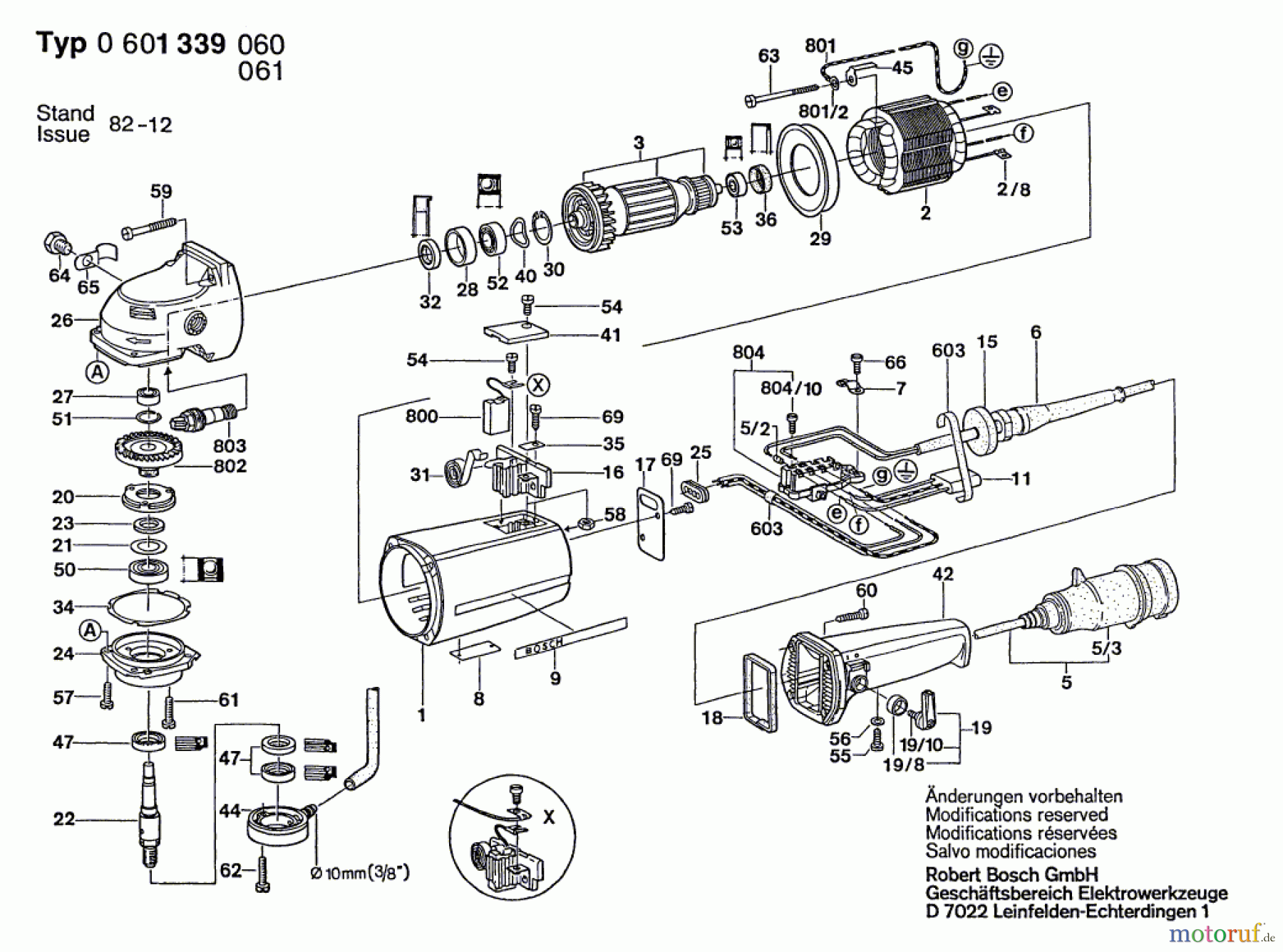  Bosch Werkzeug Nassschleifer ---- Seite 1