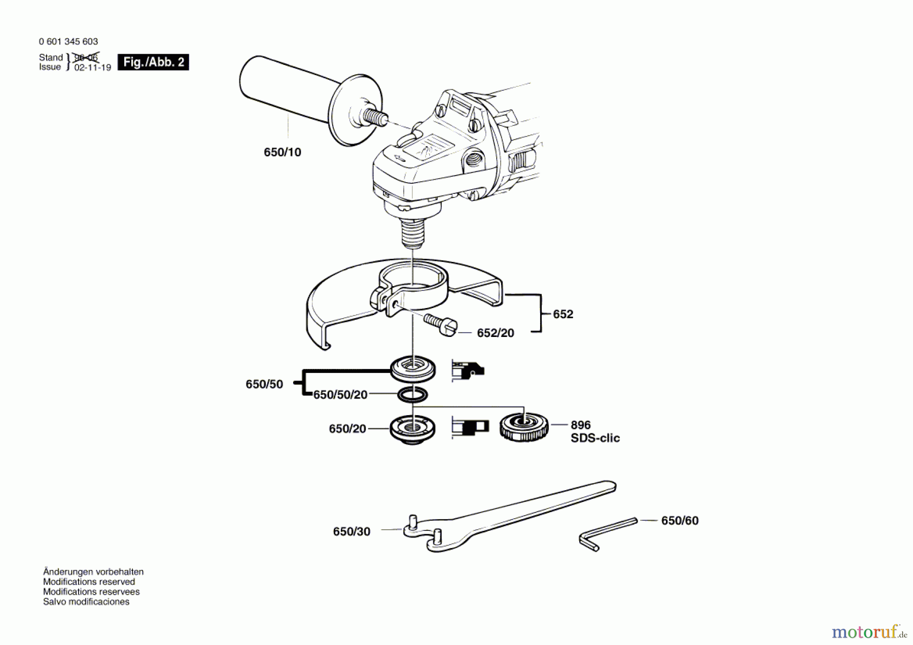  Bosch Werkzeug Winkelschleifer GWS 9-150 C Seite 2