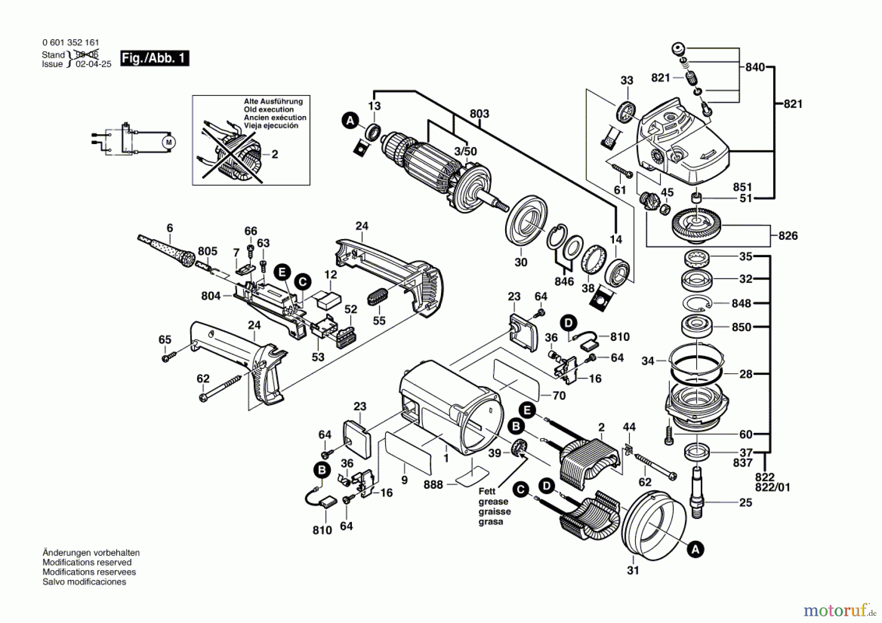  Bosch Werkzeug Winkelschleifer A-230 Seite 1