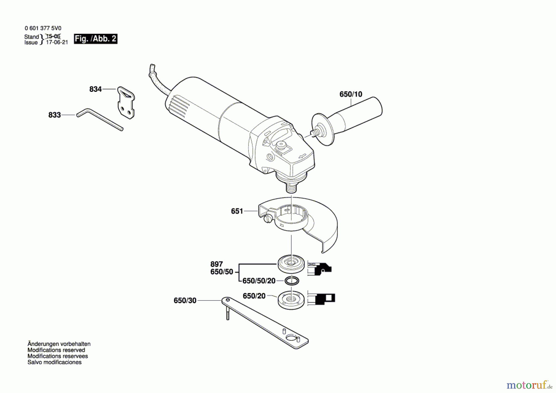  Bosch Werkzeug Winkelschleifer GWS 8-115 C Seite 2