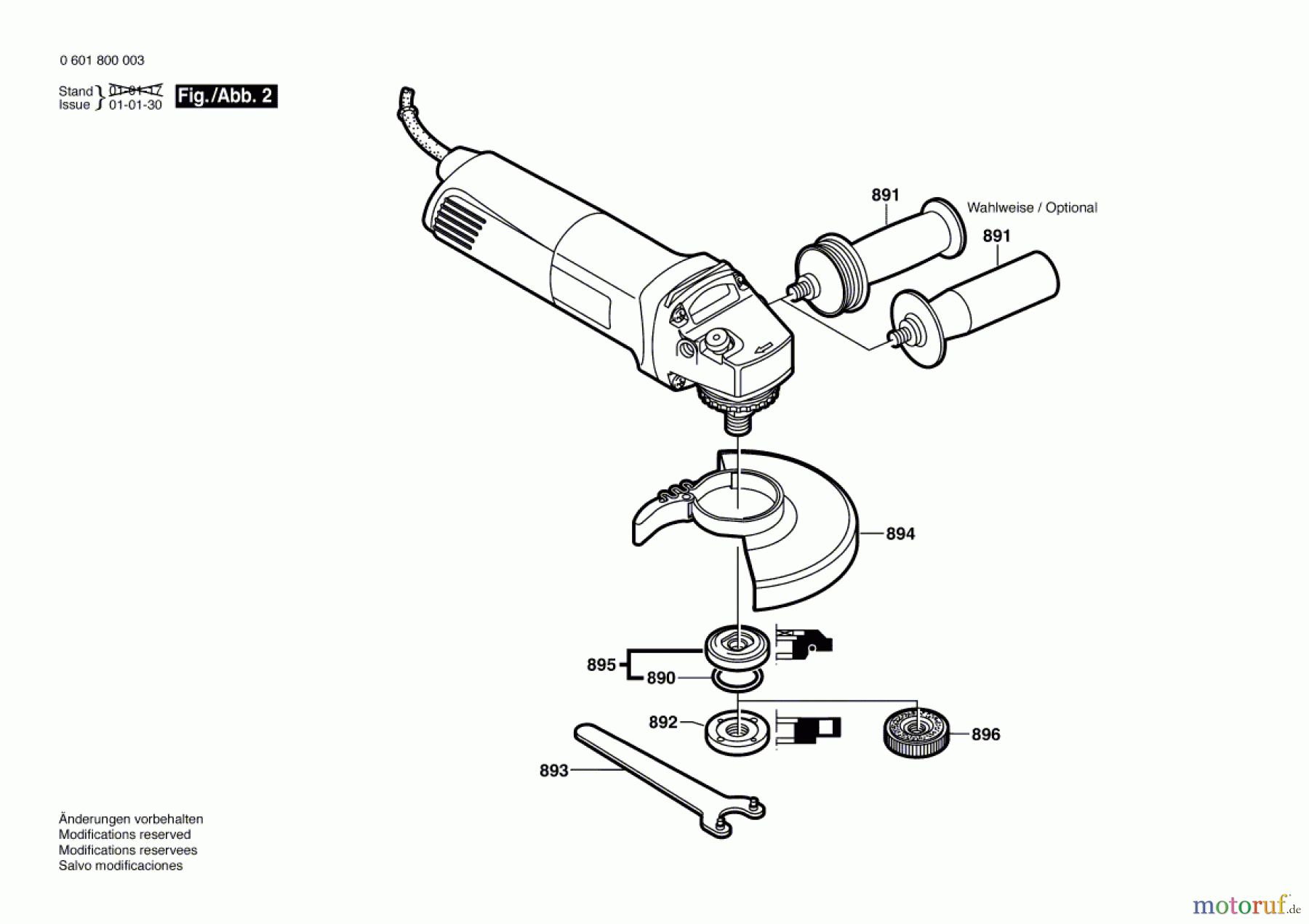  Bosch Werkzeug Winkelschleifer GWS 7-115 Seite 2