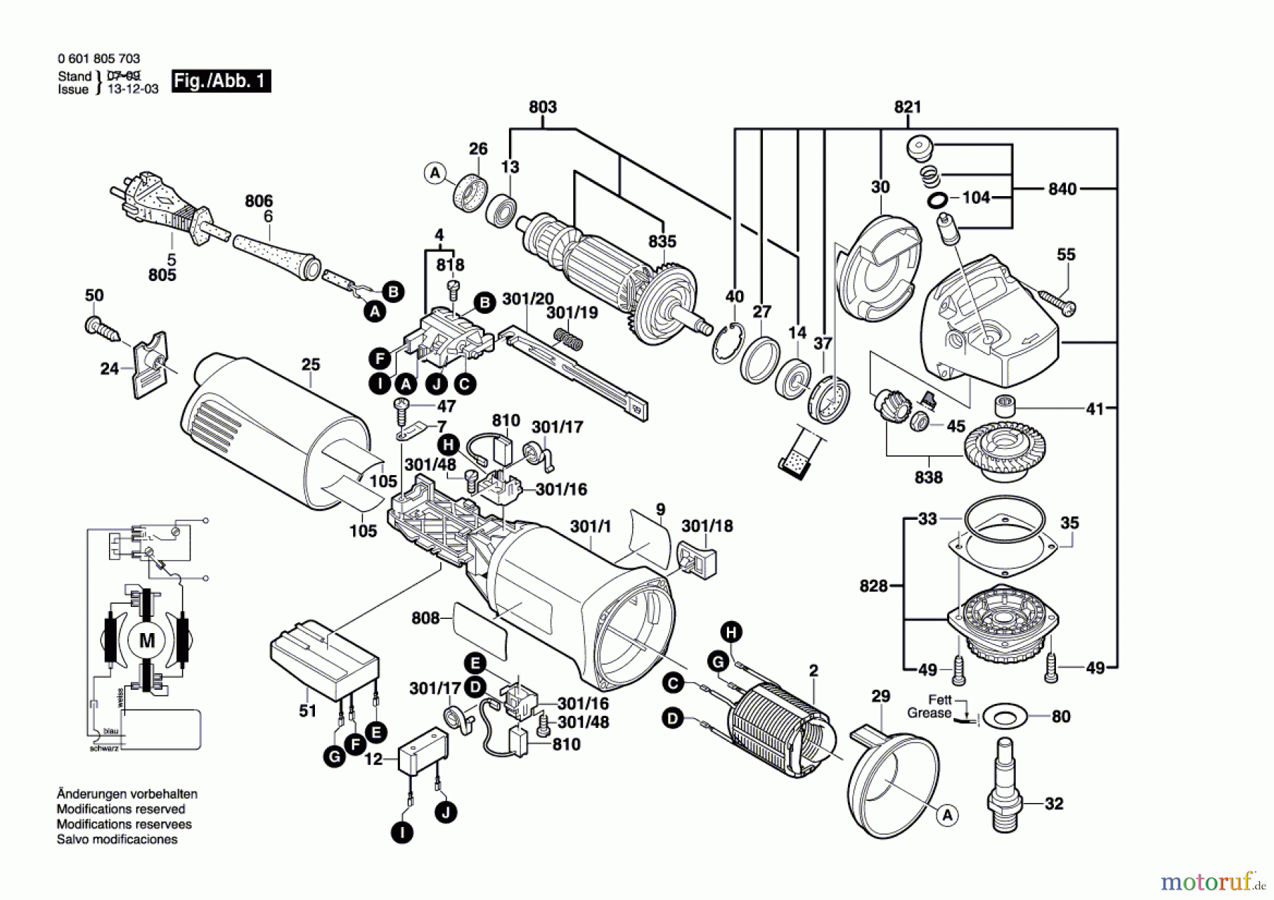  Bosch Werkzeug Winkelschleifer GWS 14-125CE Seite 1