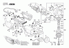 Bosch Winkelschleifer GWS 24-180 JB Spareparts Seite 1