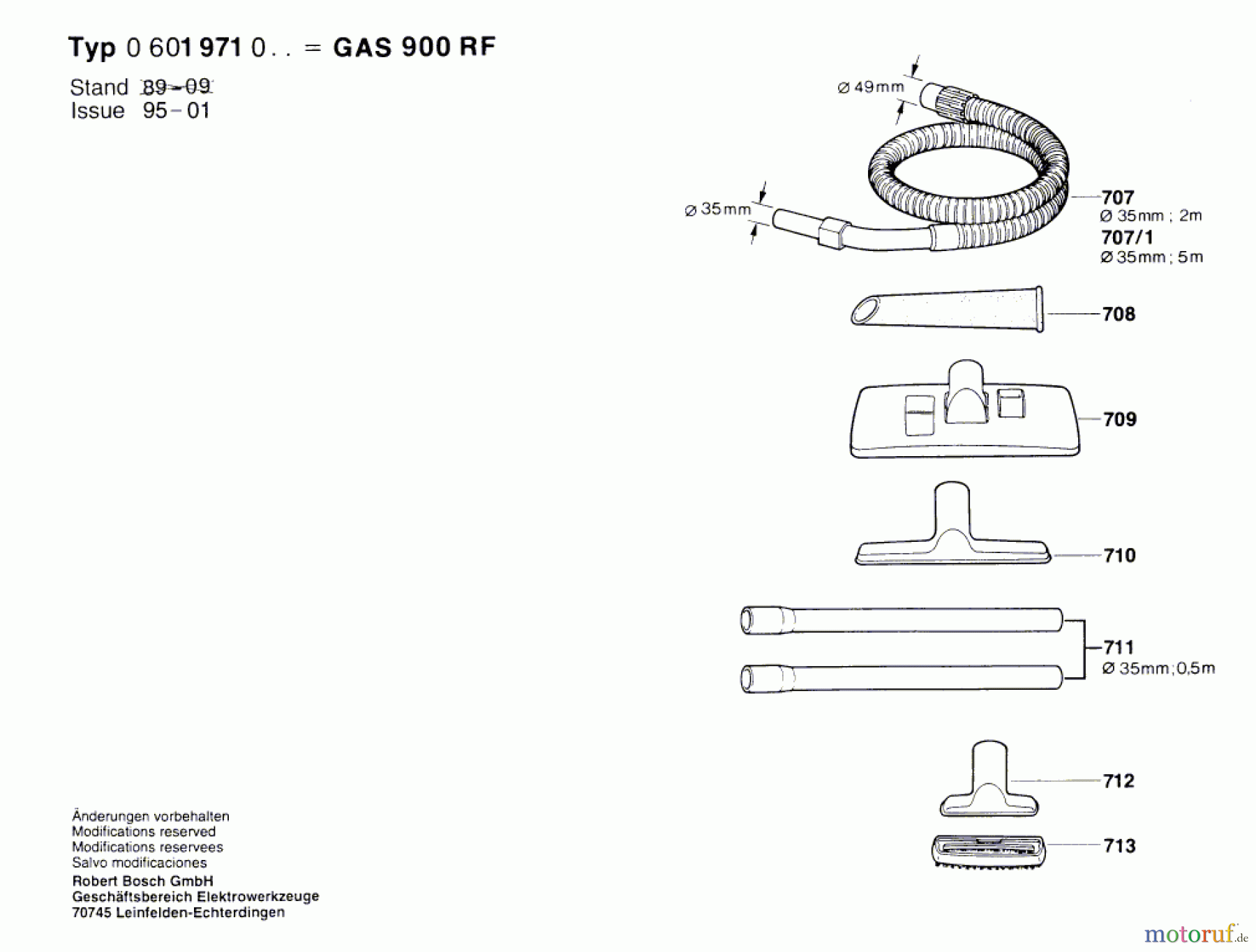  Bosch Werkzeug Gw-Allzwecksauger GAS 900 RF Seite 3