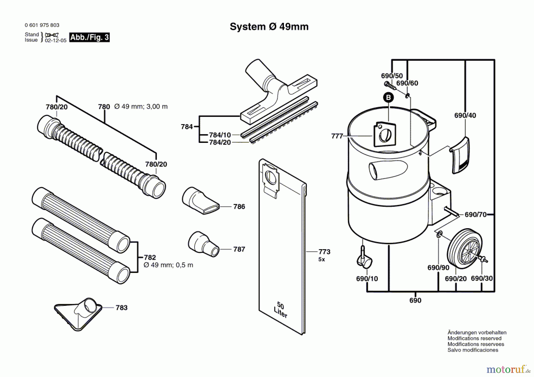  Bosch Werkzeug Allzwecksauger GAS 12-50 RF Seite 3