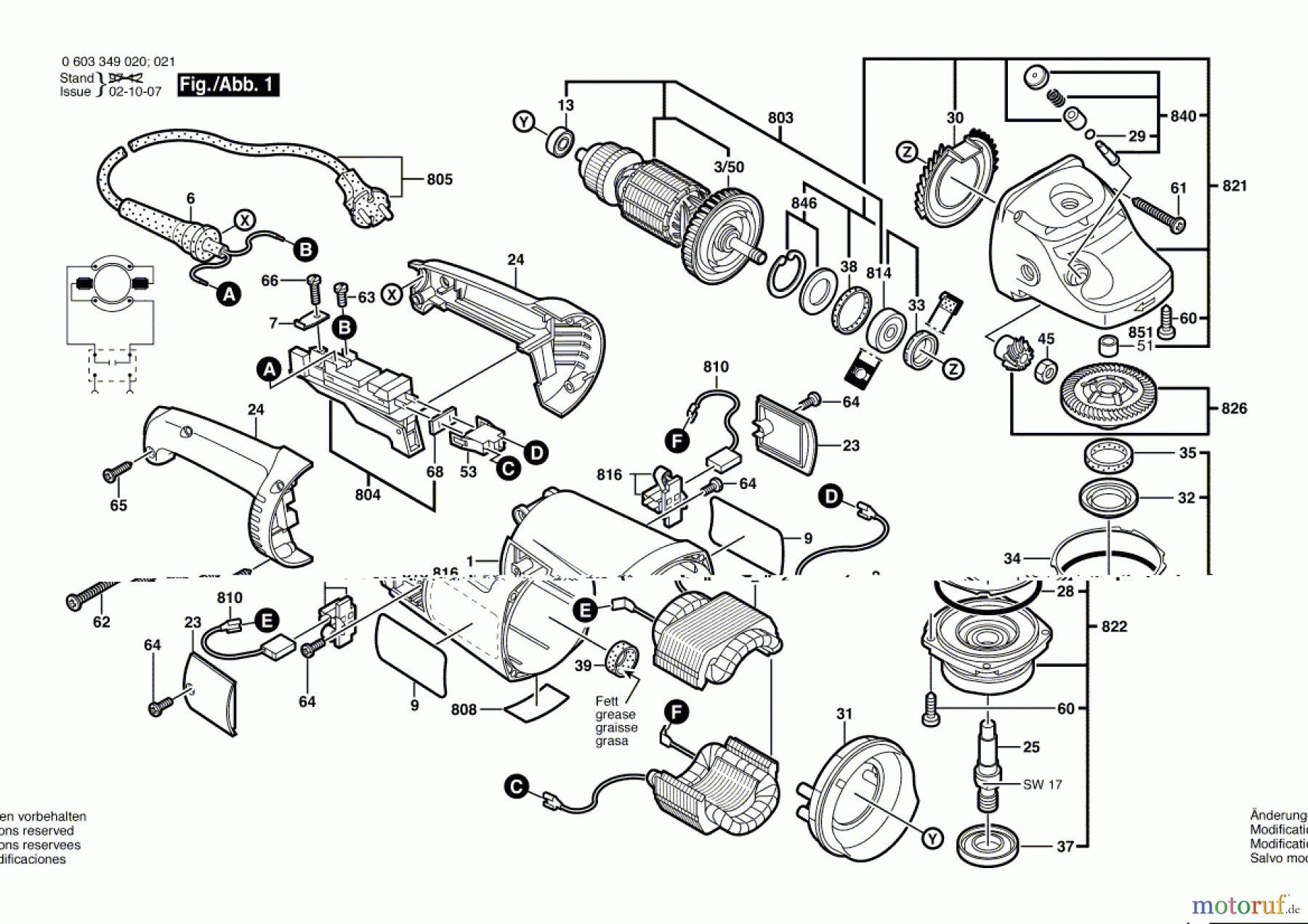  Bosch Werkzeug Winkelschleifer PWS 1800 Seite 1