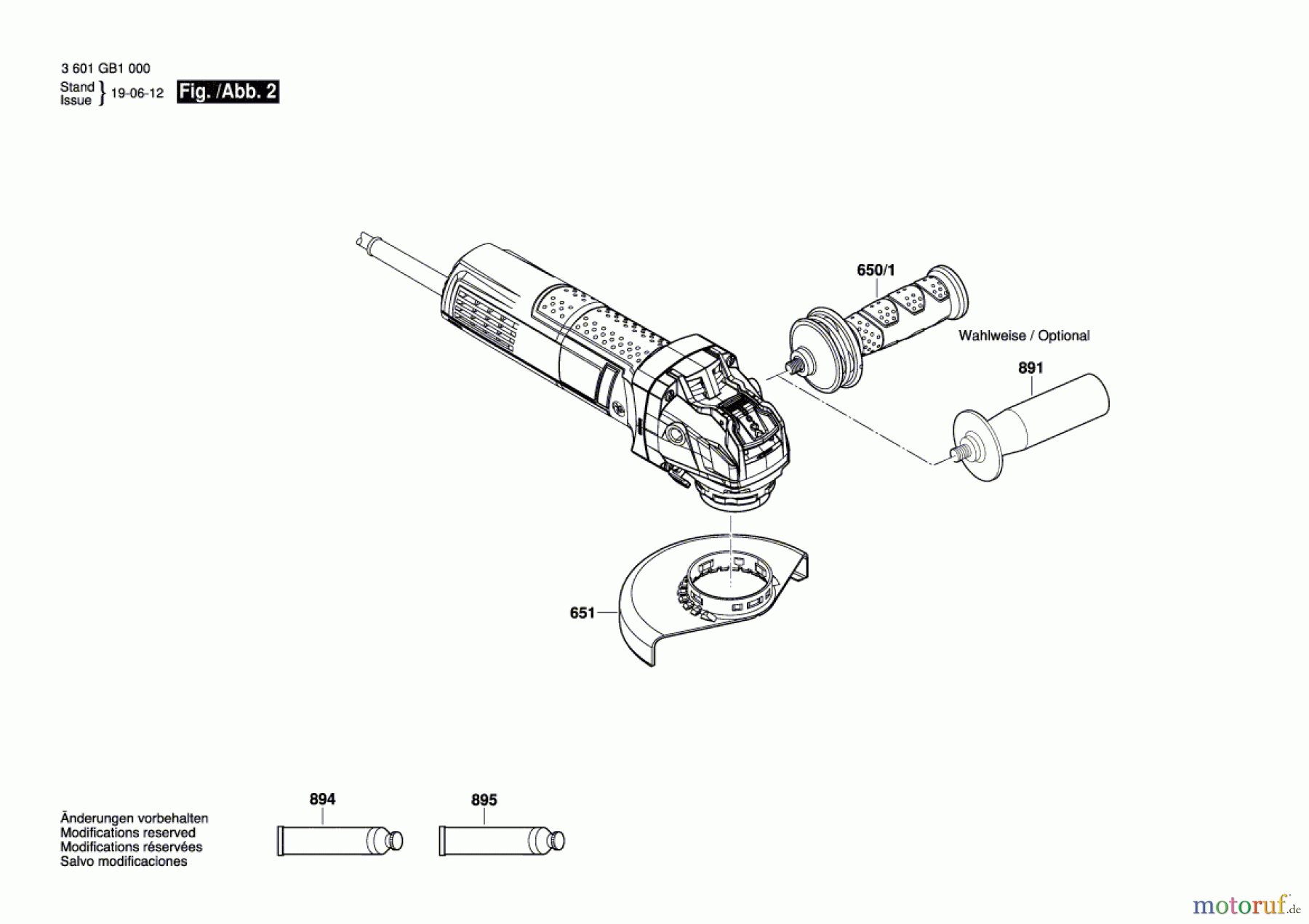  Bosch Werkzeug Winkelschleifer GWX 9-125 S Seite 2